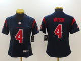 Texans 2021/22 Watson #4 Navy/Red Women NFL Jersey