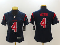Texans 2021/22 Watson #4 Navy/Red Women NFL Jersey