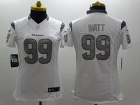 Texans 2021/22 Watt #99 White/Gray Women NFL Jersey