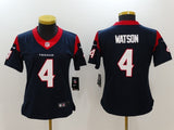 Texans 2022/23 Watson #4 Navy Blue/Red Women NFL Jersey