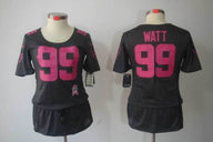 Texans 2022/23 Watt #99 Black/Pink Women NFL Jersey