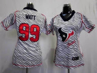 Texans 2022/23 Watt #99 Gray/Black/Red Women NFL Jersey