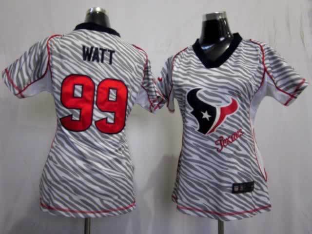 Texans 2022/23 Watt #99 Gray/Black/Red Women NFL Jersey