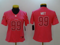 Texans 2022/23 Watt #99 Pink Women NFL Jersey