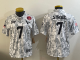 Texans 2023/24 Stroud #7 Arctic Camo Women NFL Jersey