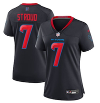 Texans 2023/24 Stroud #7 Black/Red Women NFL Jersey