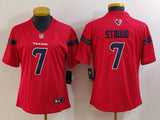 Texans 25/26 Stroud #7 Red/Blue Women NFL Jersey