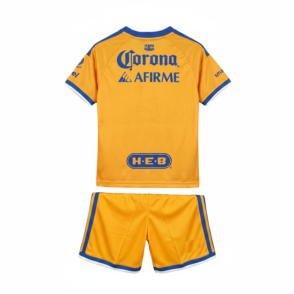 Tigre 26/27 Gold/Blue Home Kids Jersey Set