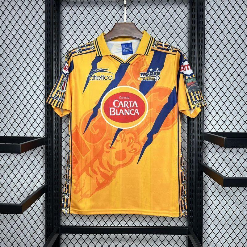 Tigres 1997/98 Vintage Retro Orange Home Jersey