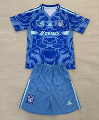 Tigres 25/26 Blue Away Kids Jersey Set