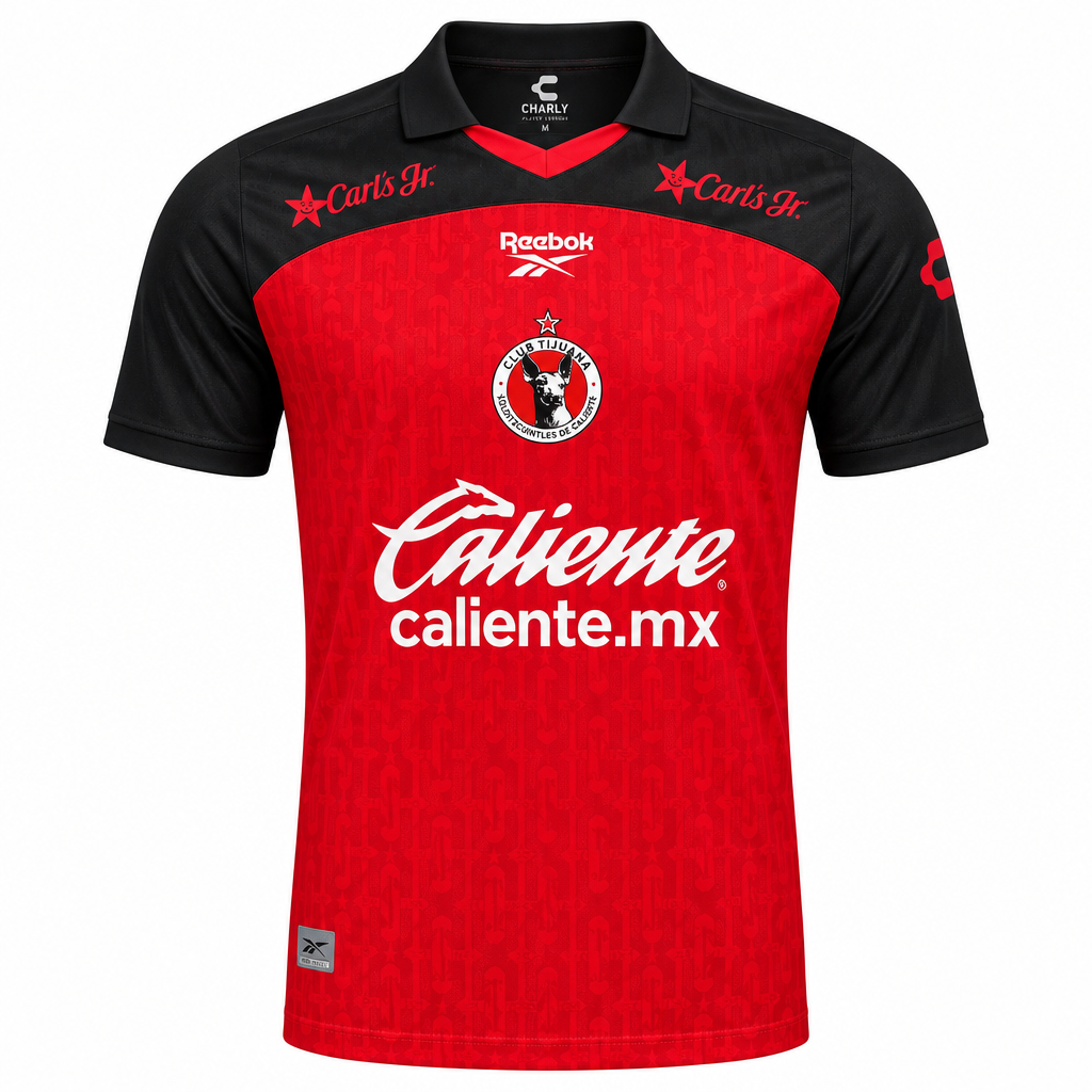 Tijuana 26/27 Red/Black Home Player Version Jersey