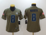 Titans 2022/23 Mariota #8 Olive/Navy Women NFL Jersey