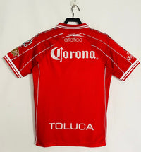 Toluca 1999/00 Retro Red/White Home Stadium Jersey