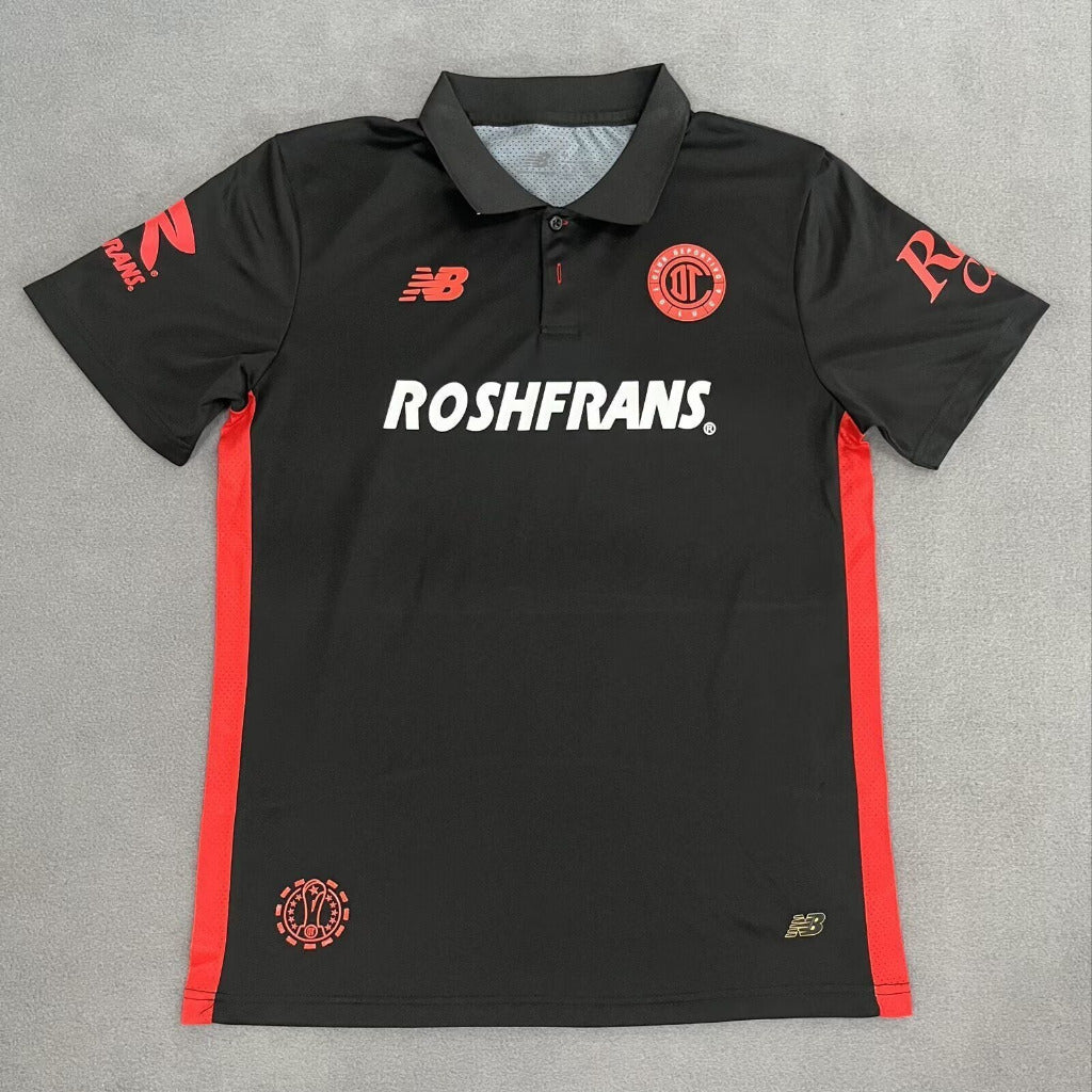 Toluca 25/26 Black/Red Third Jersey