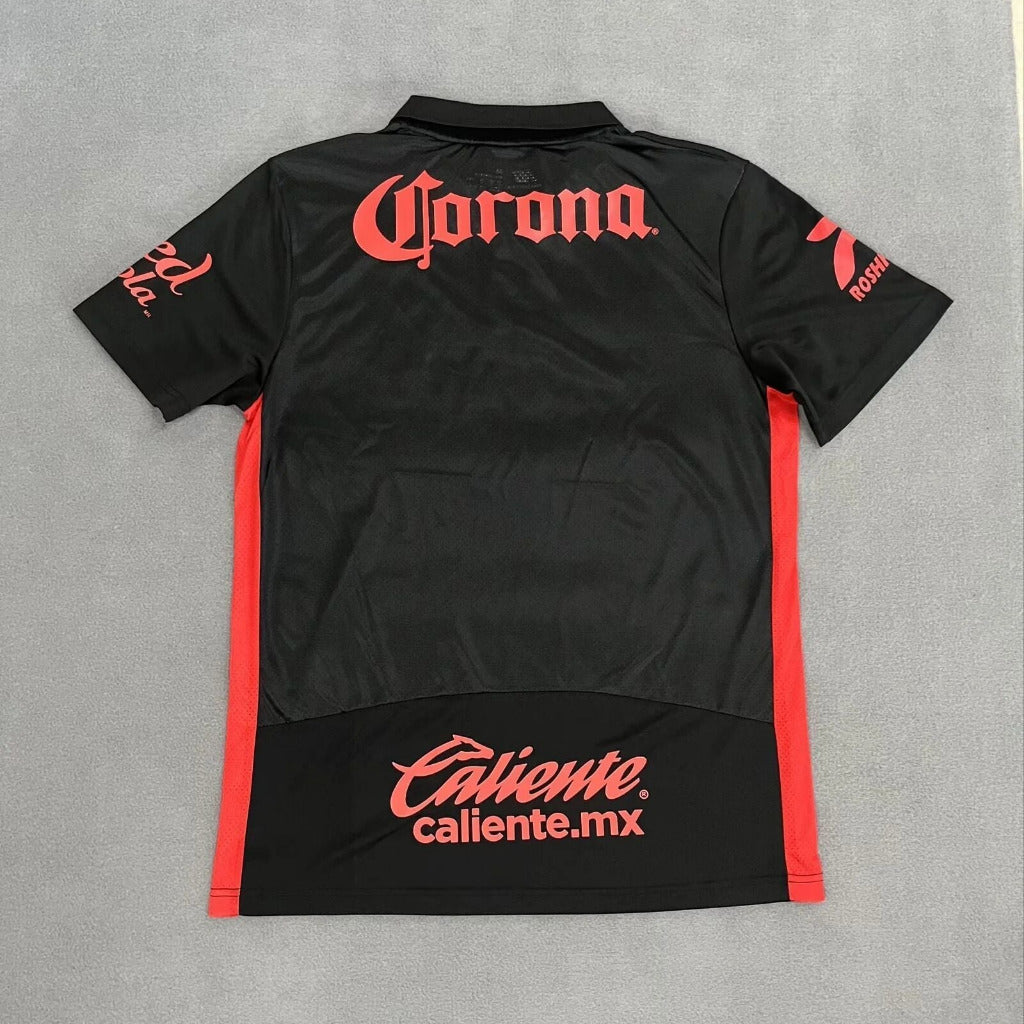 Toluca 25/26 Black/Red Third Jersey