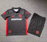Toluca 25/26 Black/Red Third Kids Jersey Set