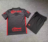 Toluca 25/26 Black/Red Third Kids Jersey Set