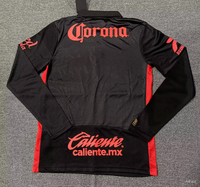 Toluca 25/26 Black/Red Third Long Sleeves Jersey