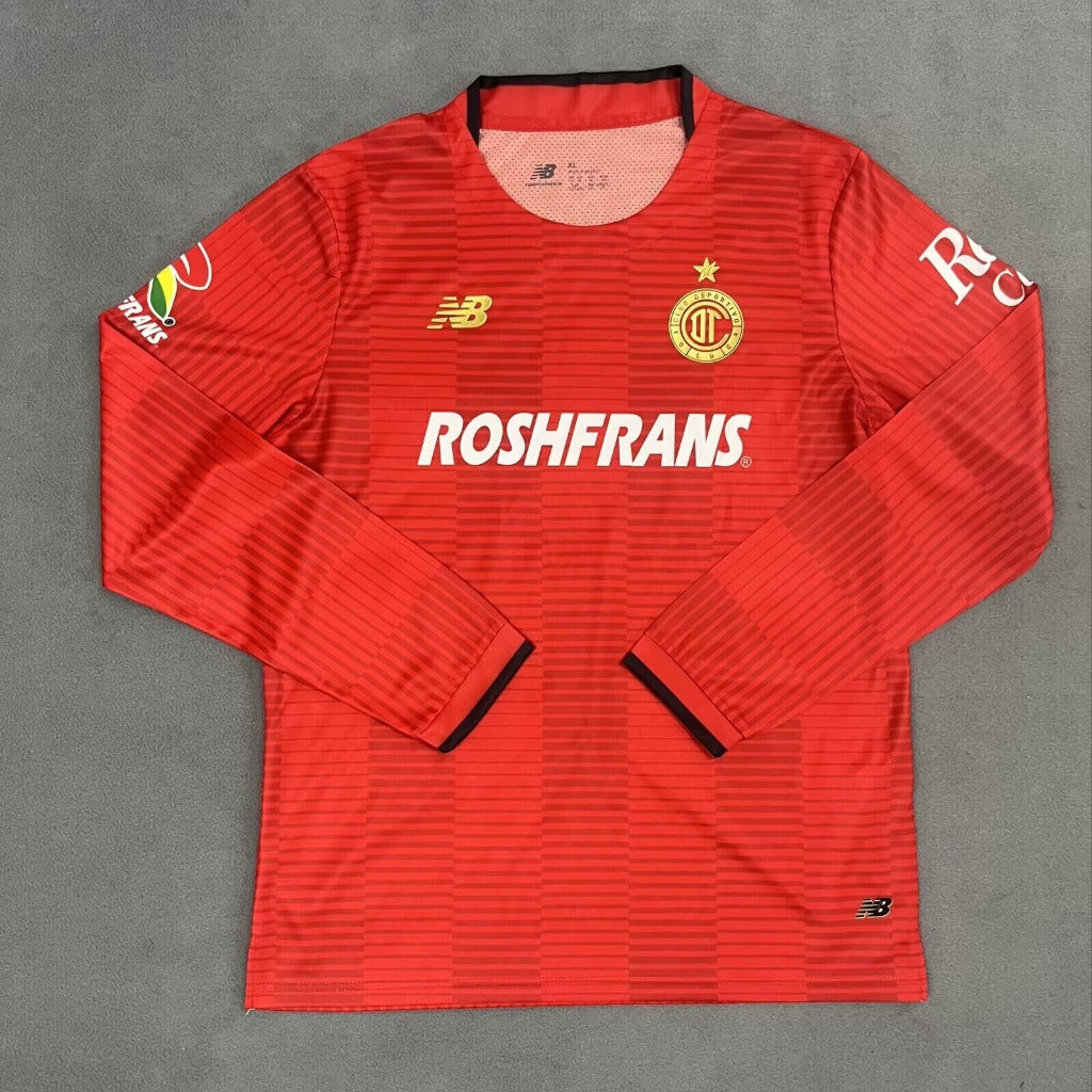 Toluca 25/26 Red/Black Home Long Sleeves Jersey
