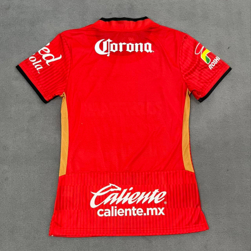 Toluca 25/26 Red/Black Home Women Jersey