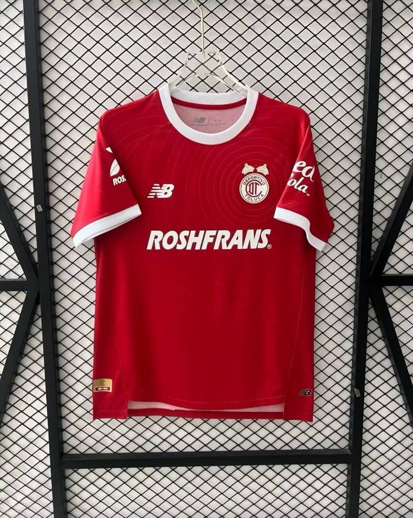 Toluca 26/27 Red/White Home Jersey