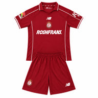 Toluca 26/27 Red/White Trim Home Kids Jersey Set