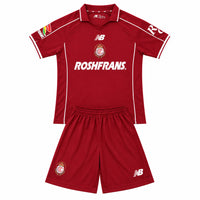 Toluca 26/27 Red/White Trim Home Kids Jersey Set