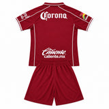 Toluca 26/27 Red/White Trim Home Kids Jersey Set