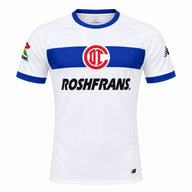 Toluca 26/27 White/Blue Chest Stripe Away Player Version Jersey