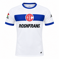 Toluca 26/27 White/Blue Chest Stripe Away Player Version Jersey