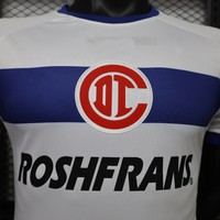 Toluca 26/27 White/Blue Chest Stripe Away Player Version Jersey