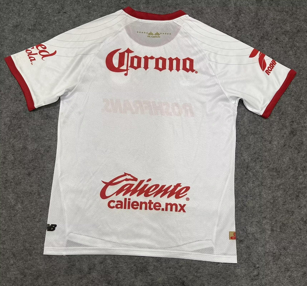 Toluca 26/27 White/Red Away Jersey