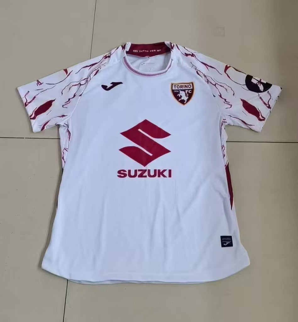 Torino 25/26 White/Red Away Jersey