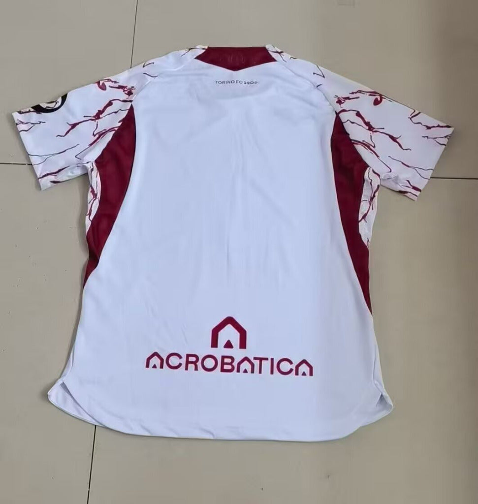 Torino 25/26 White/Red Away Jersey