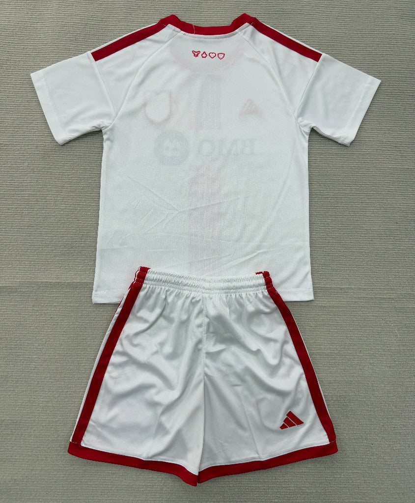 Toronto 26/27 White/Red Away Kids Jersey Set