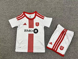 Toronto FC 26/27 White/Red Away Kids Jersey Set