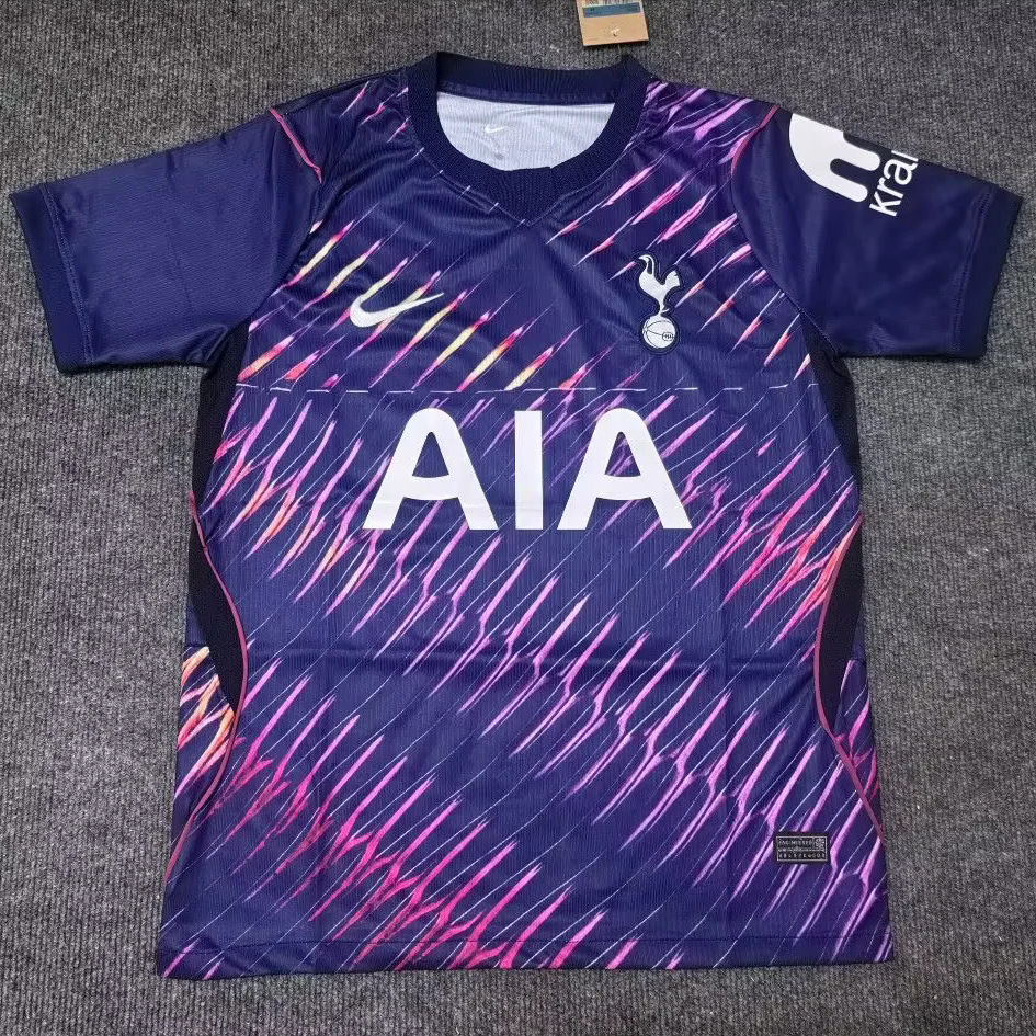Tottenham 26/27 Navy Blue/Orange/Pink Away Jersey