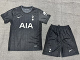 Tottenham Hotspur 25/26 Black Away Kids Jersey Set