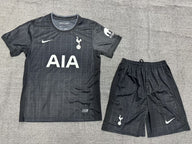 Tottenham Hotspur 25/26 Black Away Kids Jersey Set