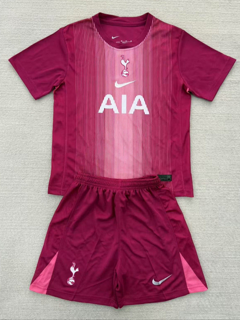 Tottenham Hotspur 25/26 Goalkeeper Kids Jersey Set