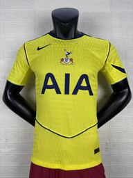 Tottenham Hotspur 25/26 Yellow Third Away Player Version Jersey