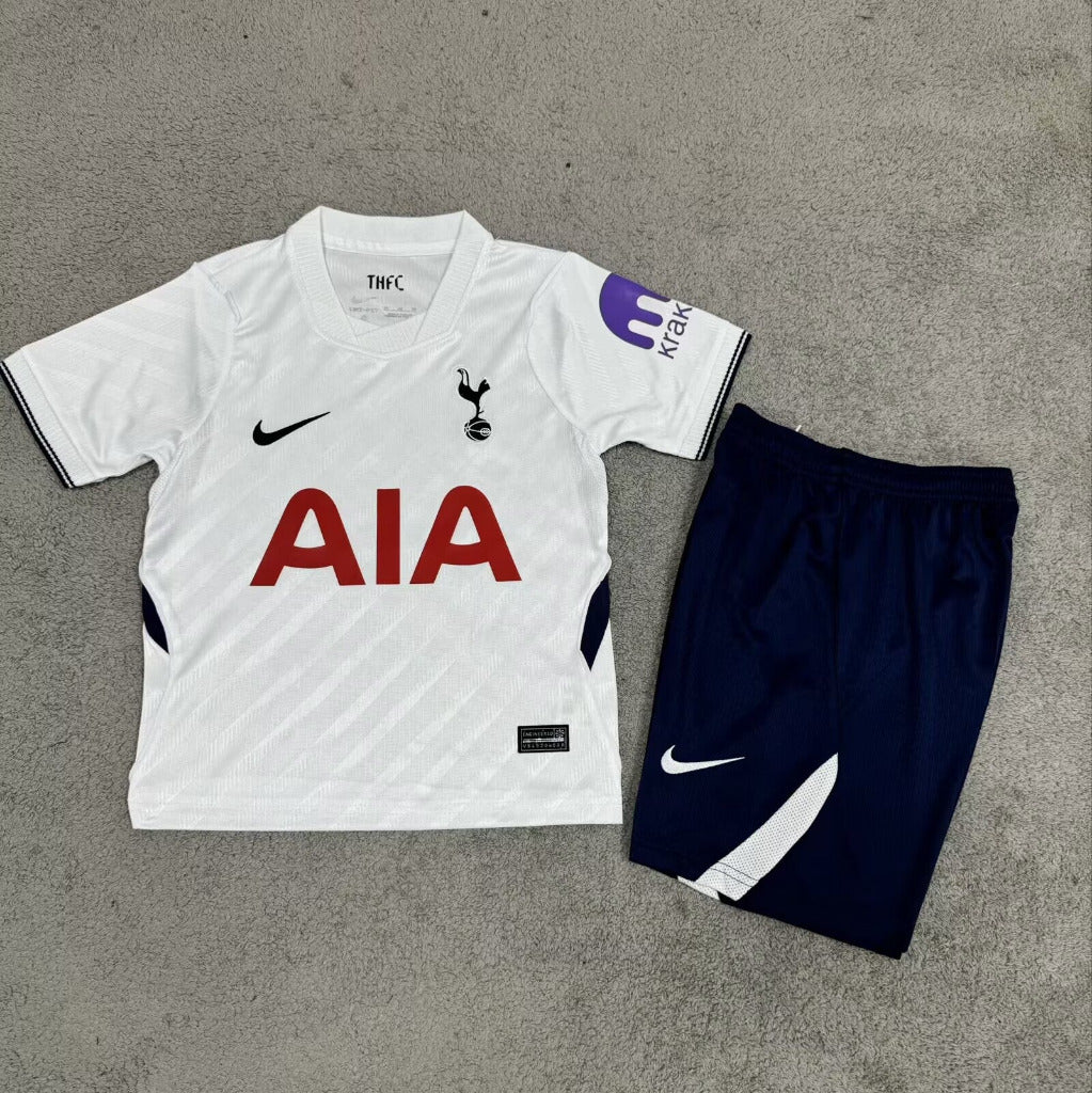 Tottenham Hotspur 26/27 White/Navy Home Kids Jersey Set