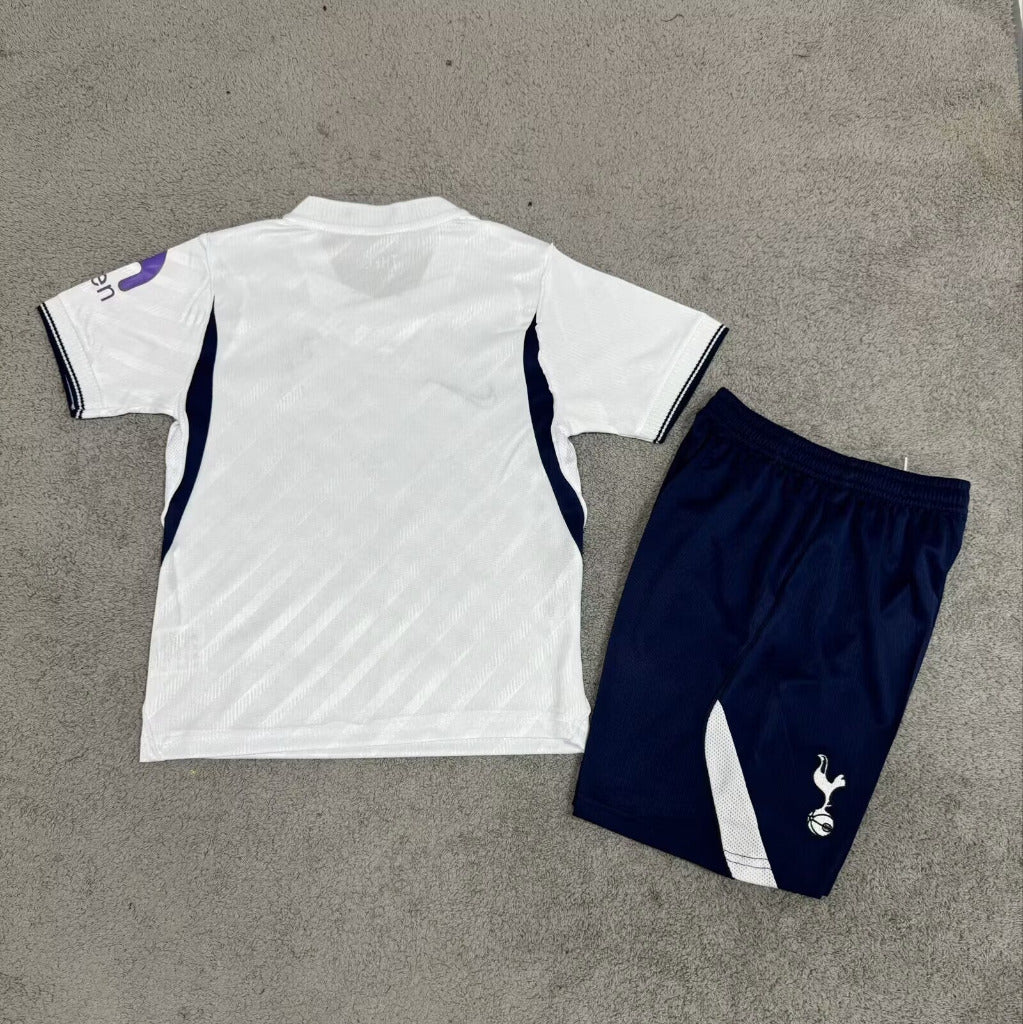 Tottenham Hotspur 26/27 White/Navy Home Kids Jersey Set