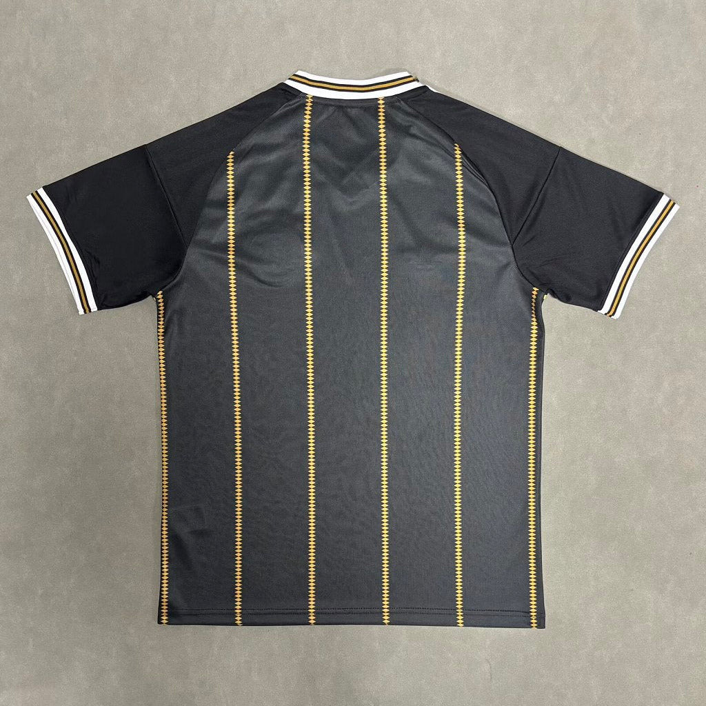 Tunisia 2026 FIFA World Cup Black/Gold Stripes Third Jersey