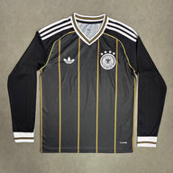 Tunisia 2026 FIFA World Cup Black/Gold Stripes Third Long Sleeve Jersey