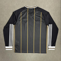 Tunisia 2026 FIFA World Cup Black/Gold Stripes Third Long Sleeve Jersey