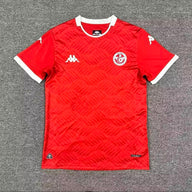 Tunisia 25/26 Red/White Home Jersey