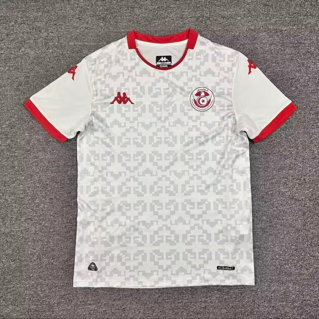 Tunisia 25/26 White/Red Away Jersey