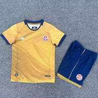 Tunisia 25/26 Yellow/Blue Third Game Kids Jersey Set