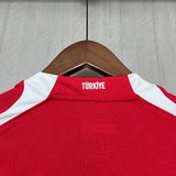 Turkey 2008 Retro Red/White Home Jersey